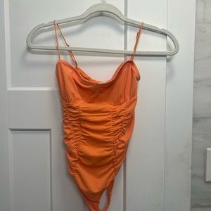 Beautiful orange bodysuit